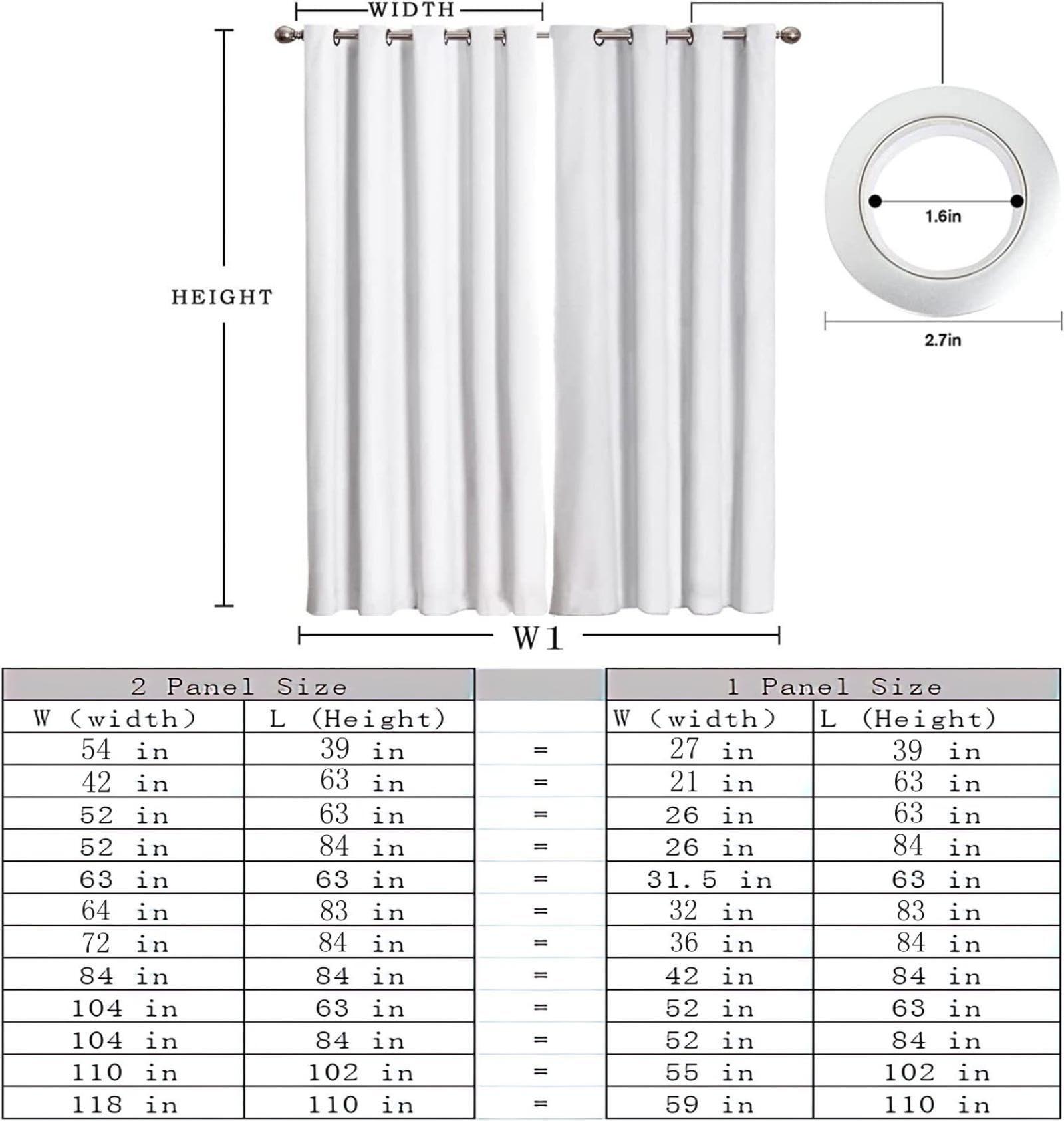 HUENEL Checkered Flag Racing Blackout Curtains, Black and White Checkerboard Window Print Curtain, Grommet Creative 2 Panels Window Curtain, for Adult Bedroom Living Room Kids Room Office,52"W x 84"L