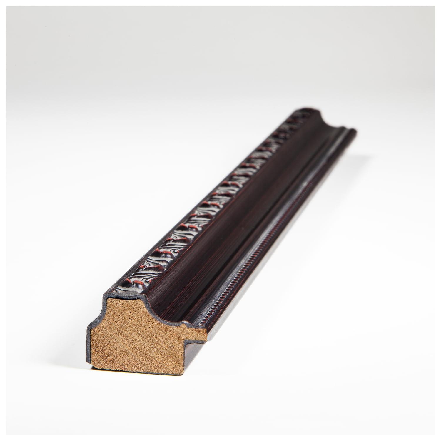 ArtToFrames ArtToFrames 20x24 Inch Black Picture Frame, 4 - Pack, This 1.25 inch Custom Wood Poster Frame is Black, Comes with Economy Acrylic (Frame_Pack_4_D10188-20x24)