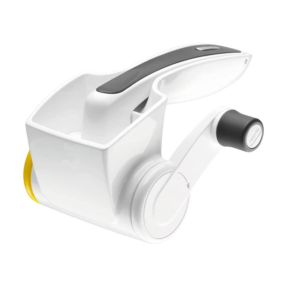 Zyliss Zyliss Restaurant Cheese Grater - Gifts for Cooks - Culinary Chef Gift - Handheld Rotary Cheese Grater - Cheese, Vegetable, Nut Grater for Right- & Left-Handed Cooks - NSF Restaurant Certified - White