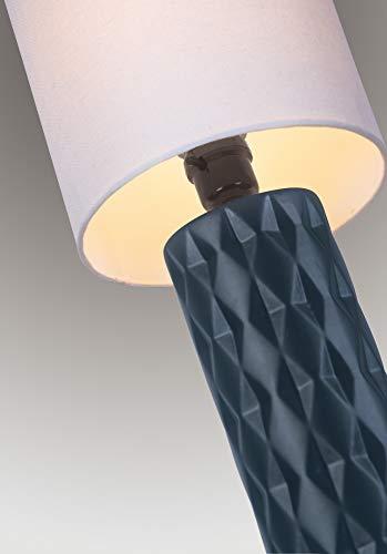 Lite Source Lite Source Mini Table LAMP, Gold Ceramic/White Linen Shade, E27 A 60W LS-23202GOLD