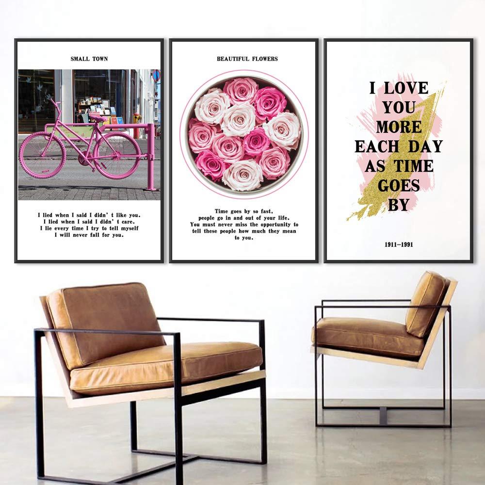 wall26 wall26 3 Piece Framed Canvas Wall Art for Living Room, Bedroom Buildings Theme Canvas Prints for Home Decoration Ready to Hang - 24\"x36\"x3 Panels