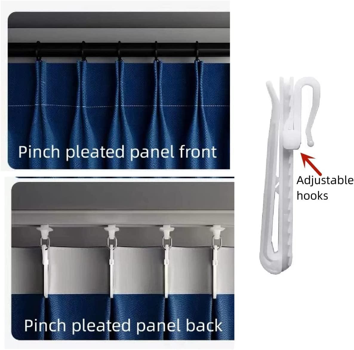 ILUOGUDU Natural Linen Curtains 108 inch Length 1 Panel Set for Living Room, Pinch Pleat Linen 60% Blackout Drapes Floral Farmhouse Window Curtains for Bedroom,84 Inch Wide Each Panel, blue/ Yellow/Beige