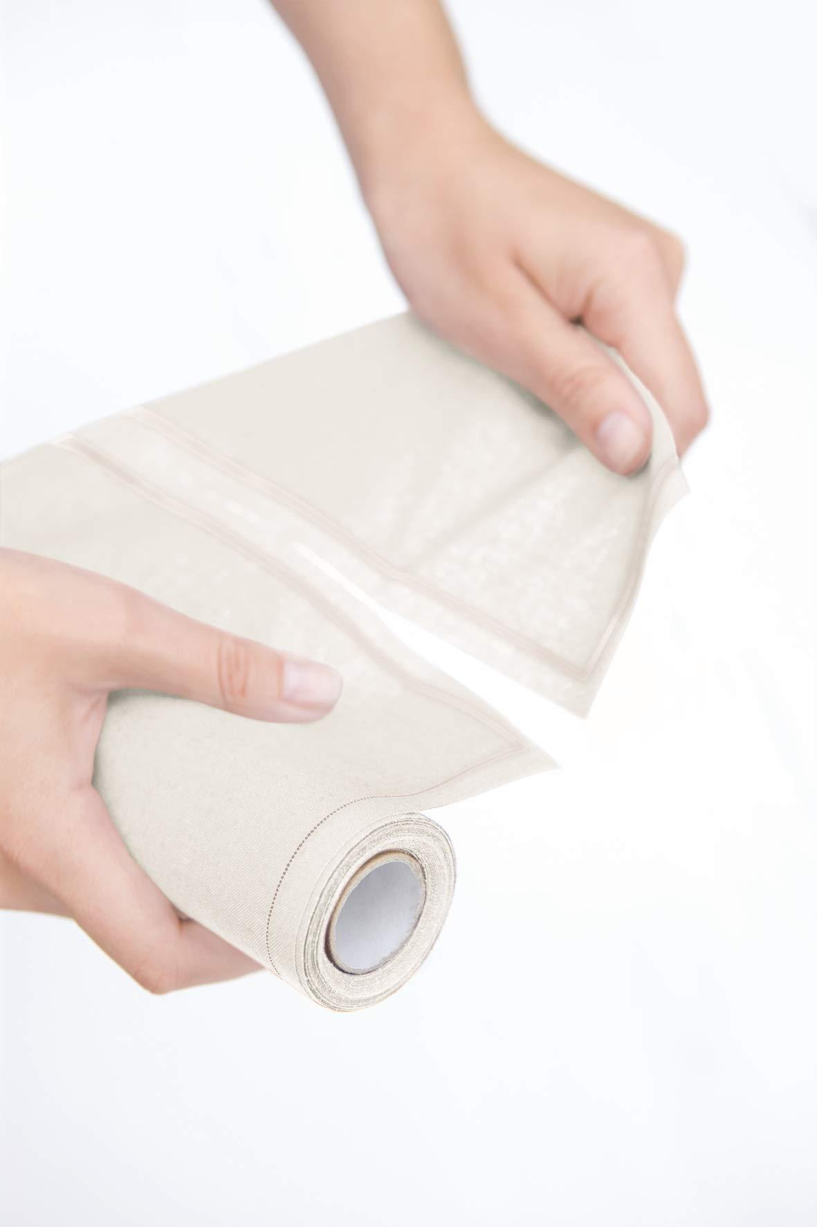 MY DRAP Linen Cocktail Napkin - 4.3 x 4.3 in - 50 units per roll - Cream