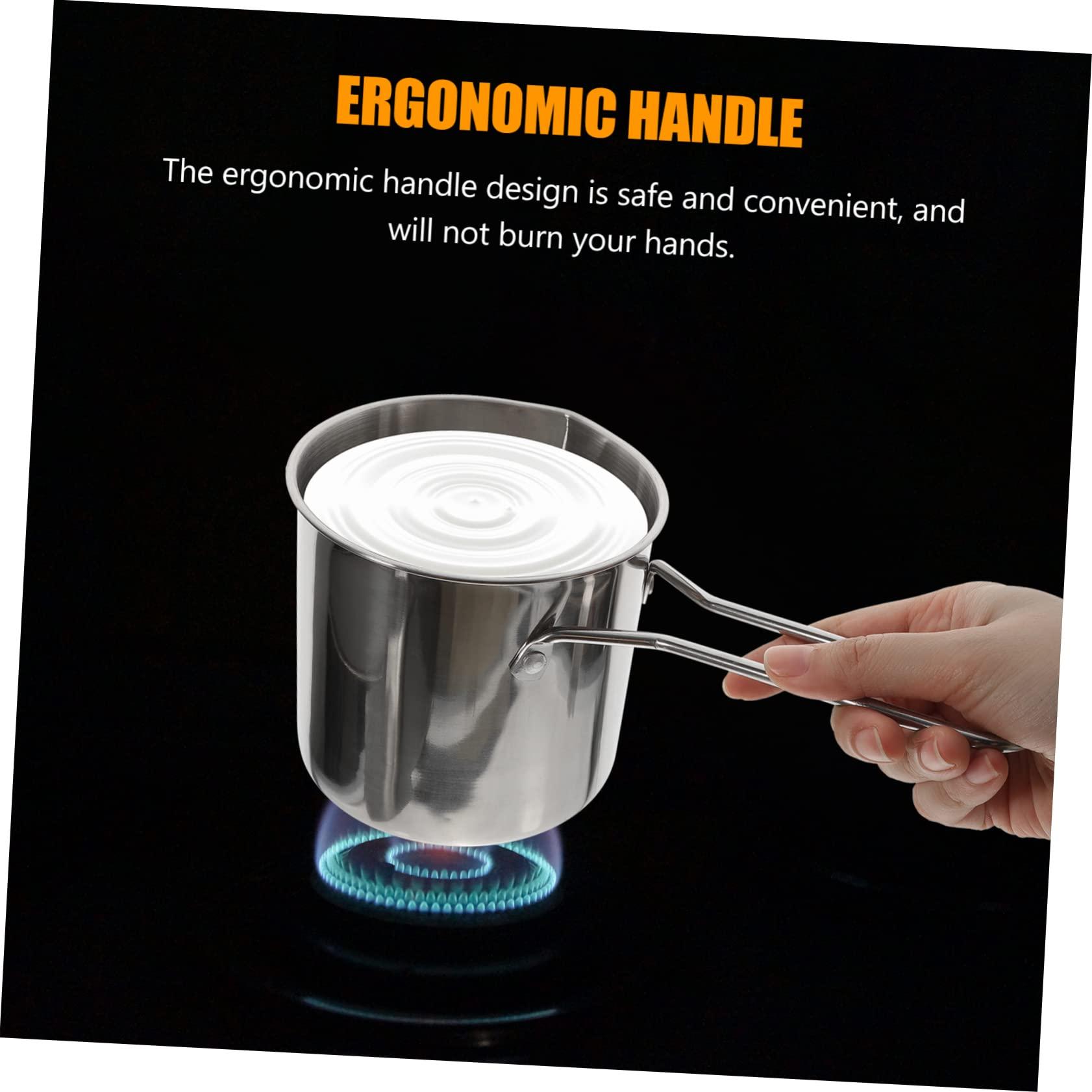 KICHOUSE KICHOUSE Stainless Steel Deep Fryer Pot with Frying Basket Multi Use Cooking Kit for Home Portable Frying Pan with Handle Ideal for Frying Boiling and Steaming