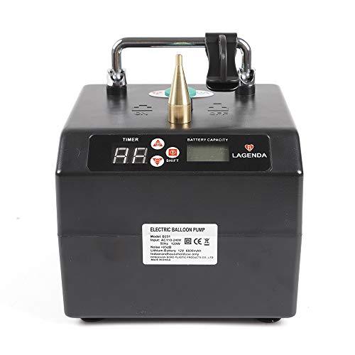 TUQI Lagenda Electric Air Balloon Pump, B231 Portable Professional Automatic Modeling Balloon Inflator Electric Balloon Blower Pump Air Blower with Timer for Party Events Decoration