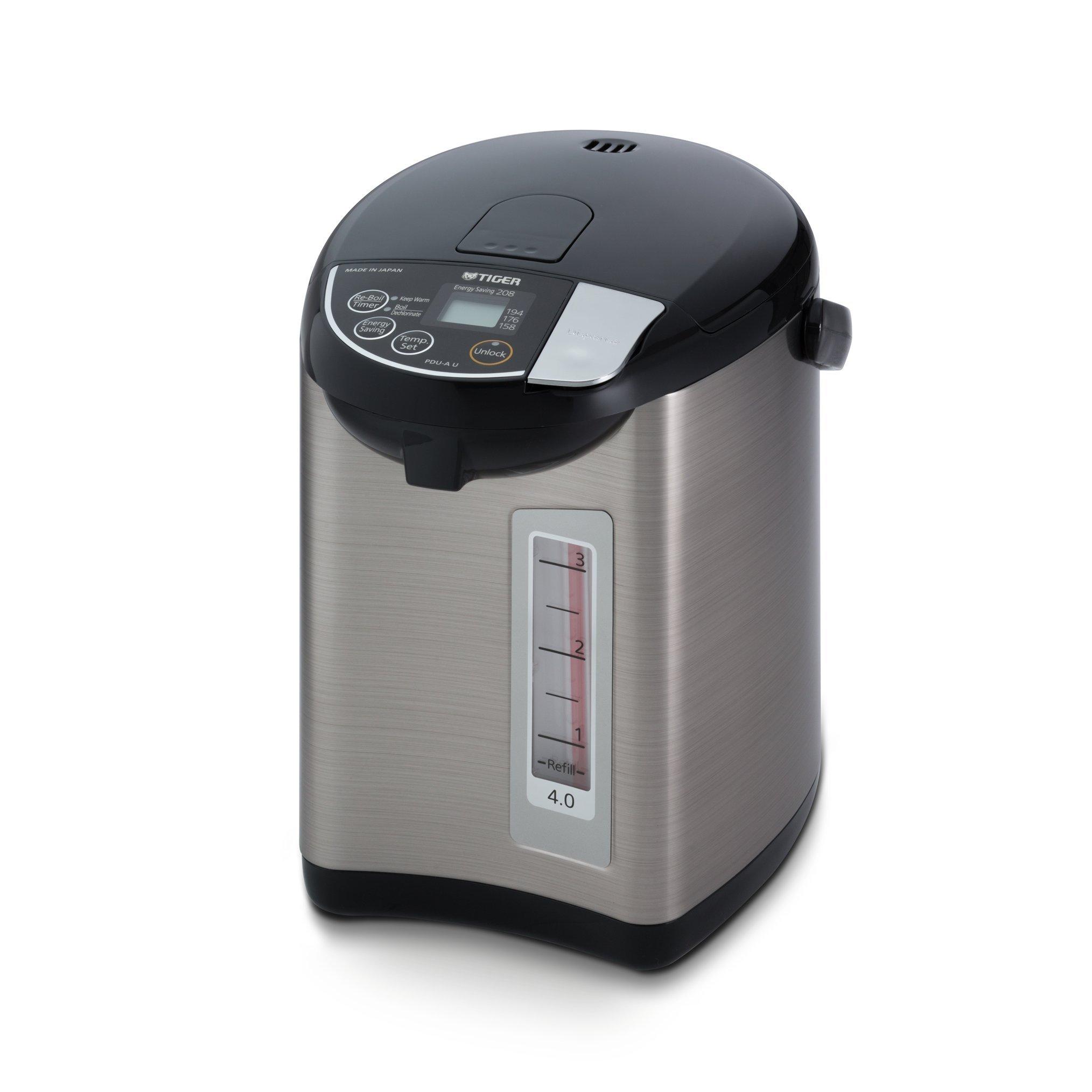 Tiger Tiger PDU-A40U Electric Water Boiler and Warmer (135 oz, Black)