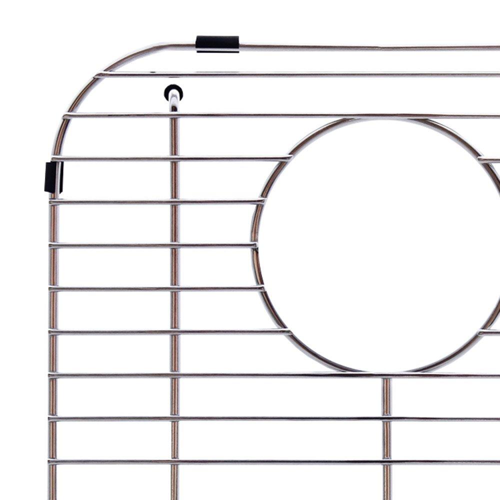 FRANKE Franke Evolution Universal Double Bowl Sink Protection Grid in Stainless Steel with Rear Drain, FGD75, 13.125" x 11.625" x 1.25"