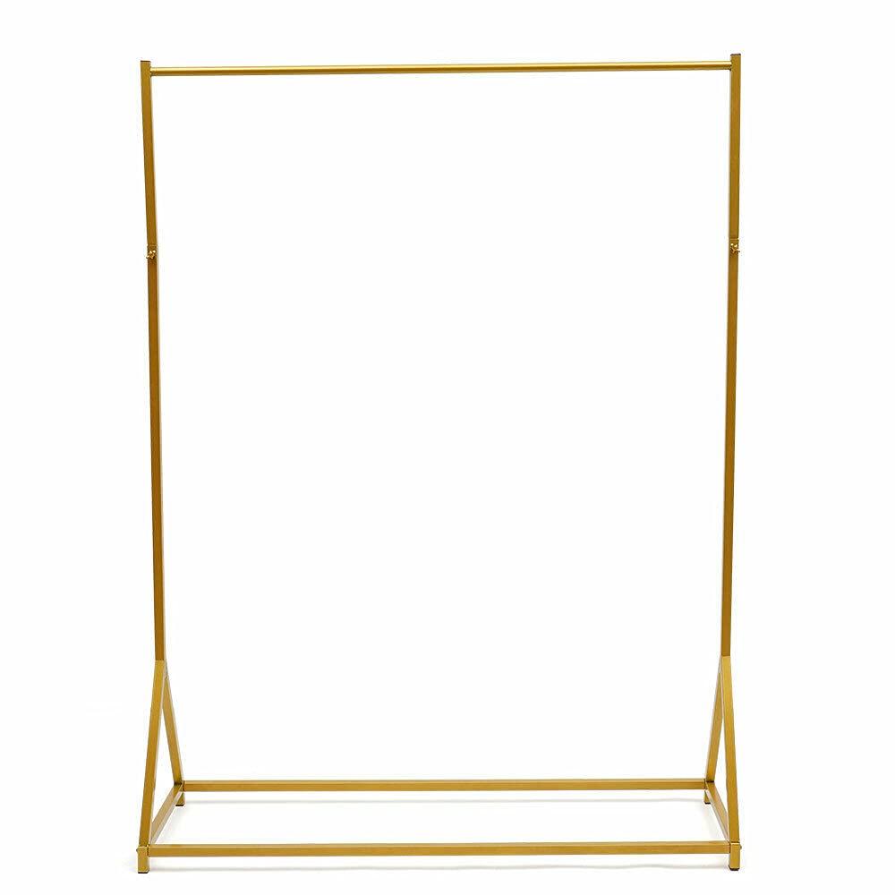 Bathrena Garment Rack Freestanding Metal Clothing Rack Wedding Dress Bridal Garment Stand Garment Rack Standing Metal Sturdy Clothing Rack Gold