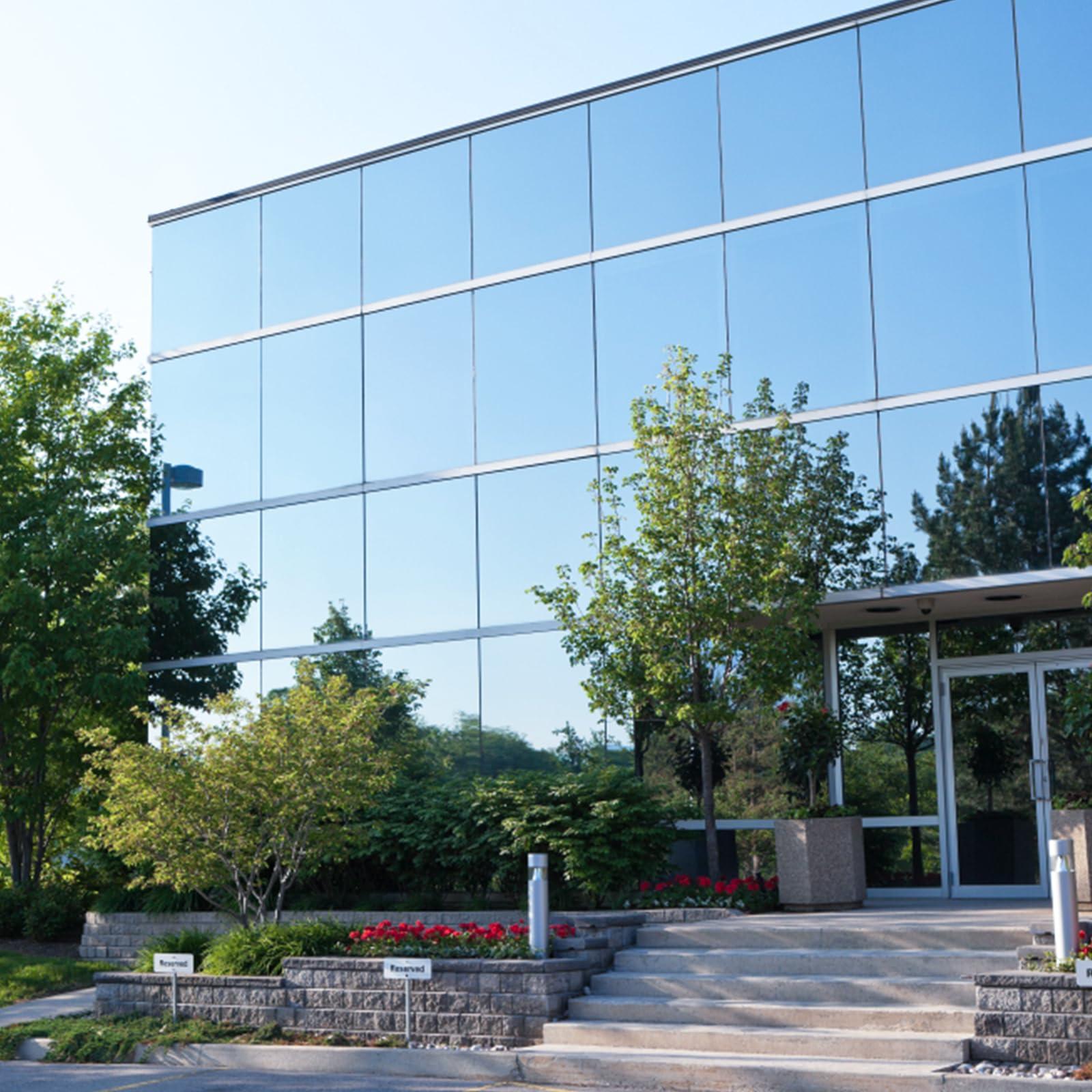 ColorfulHall ColorfulHall Window Film Privacy One Way Window Tint for Home Reflective See Out not in Light Heat Blocking for Doors and Windows(Black 35.4X78.7)