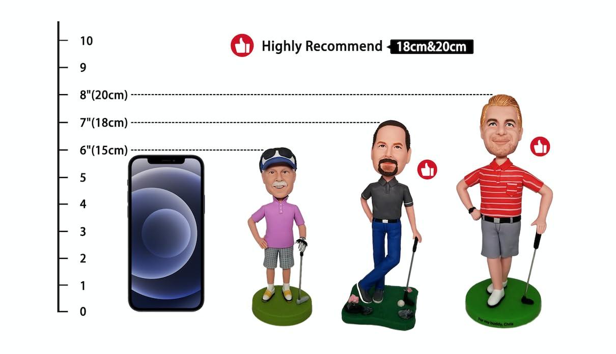 mydedor mydedor Custom Bobble-Heads Figurine Customized Doll, Female Nurse Dress Custom Bobble Head, Bobble Head Figures Handmade Personalized Sculpture Gift for Women