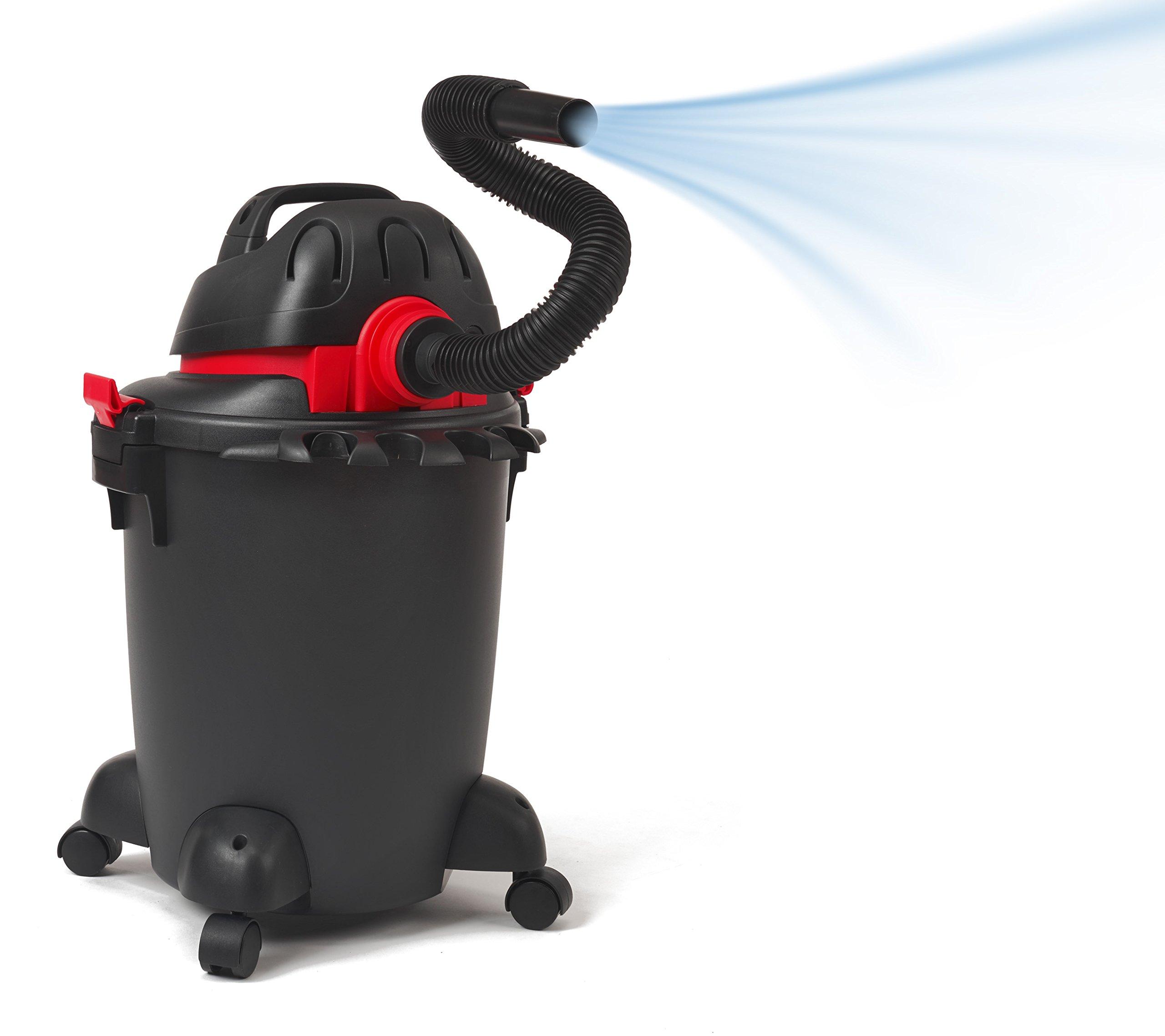 Shop-Vac Shop-Vac 5985000 6 gallon 3.0 Peak HP Classic Wet Dry Vacuum, Black/Red