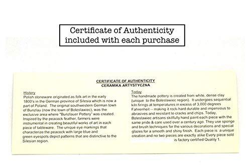 Polish Pottery Gallery Polish Pottery Plate - Bread & Butter (6 1/4\") - Frost & Flurry