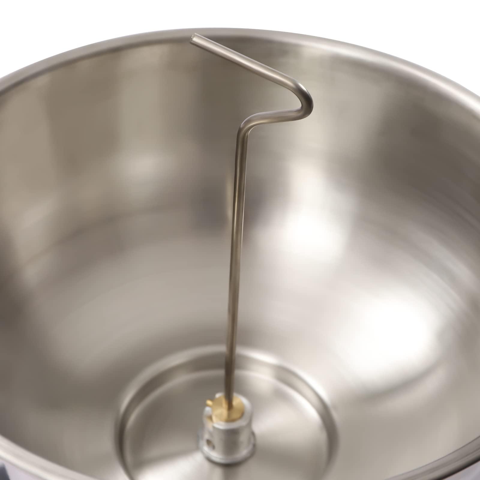 TBVECHI TBVECHI Milk Cream Centrifugal Separator, Stainless Steel Electric Cream Separator Make Cream Butter Milkshake Separator for Goats and Cows Milk 13.2Gal/h