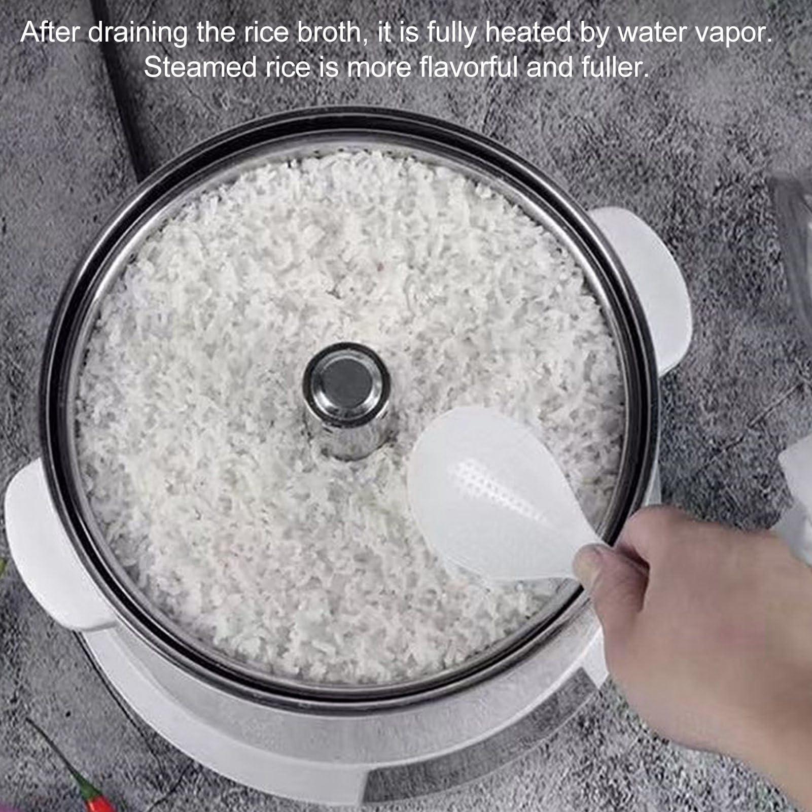 Atyhao 4L Lifting Sugar Removal Rice Cooker with Fast Cooking, 12H Timed Reservation for Steaming Rice Soup (US Plug 110V)