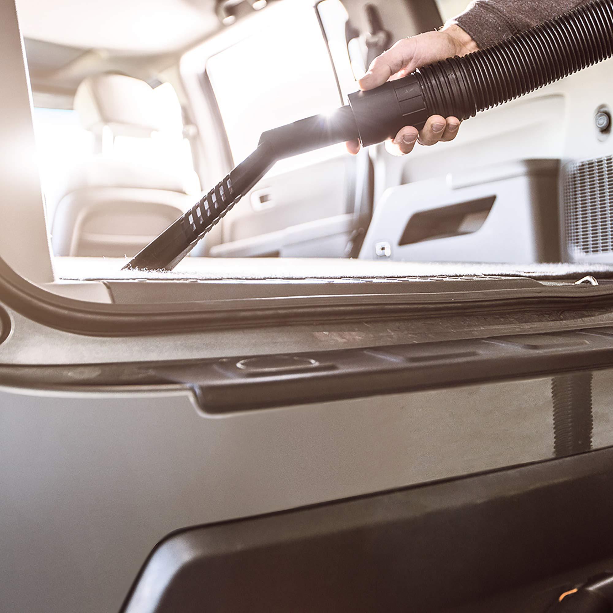 WORKSHOP Wet/Dry Vacs WORKSHOP Wet/Dry Vacs Shop Vacuum Accessories WS25052A Car Cleaning Kit for Wet Dry Vacuum Cleaners, 1-1/4-inch Vac Attachments with 2-1/2-inch Hose Adapter, Designed for Automotive Detailing