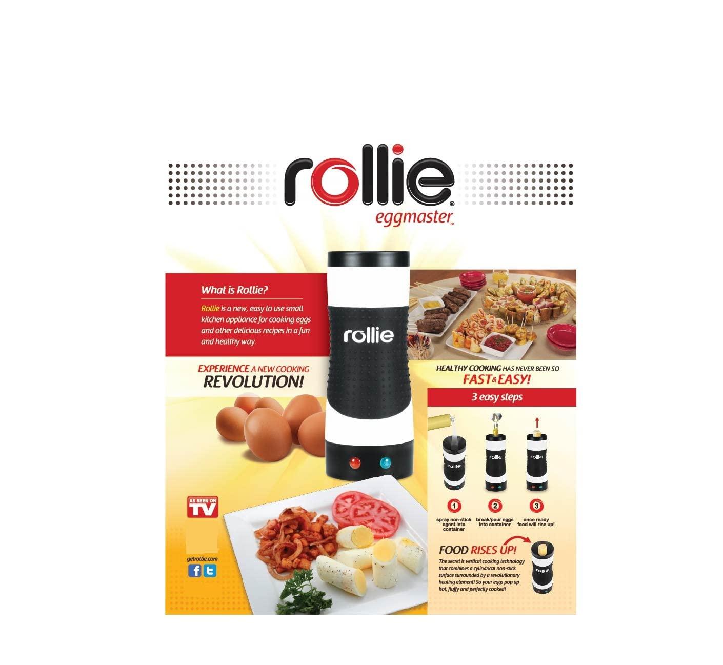 Rollie Rollie Hands-Free Automatic Electric Vertical Nonstick Easy Quick Egg Cooker