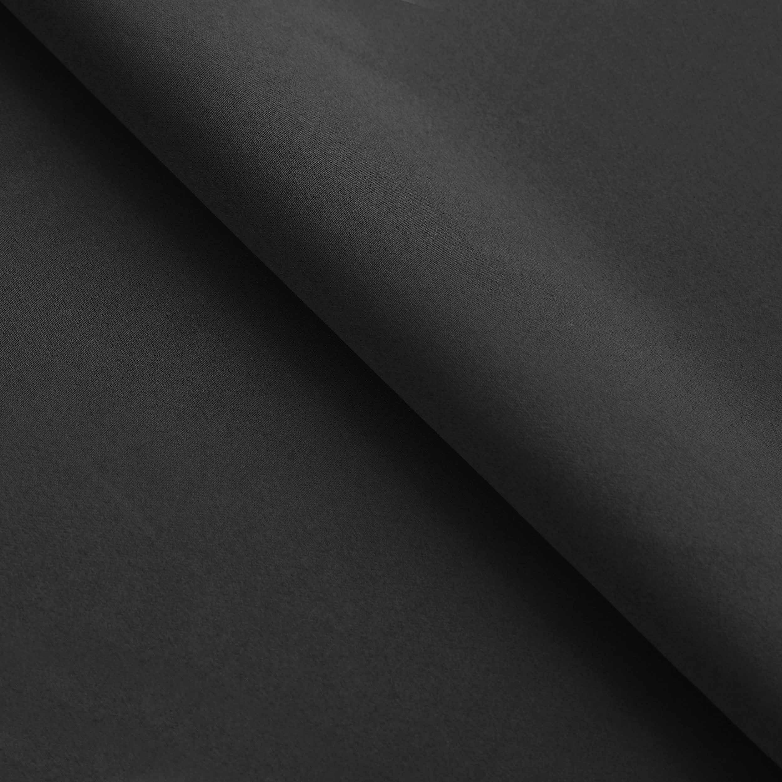 Superior Superior Blackout Curtains, Room Darkening, Bedroom, Drapes, Kitchen, Living Room Window Accents, Sun Blocking, Thermal, 2 Pack, Solid Blackout Back Tab Curtains, Set of 2, 52" x 72", Black