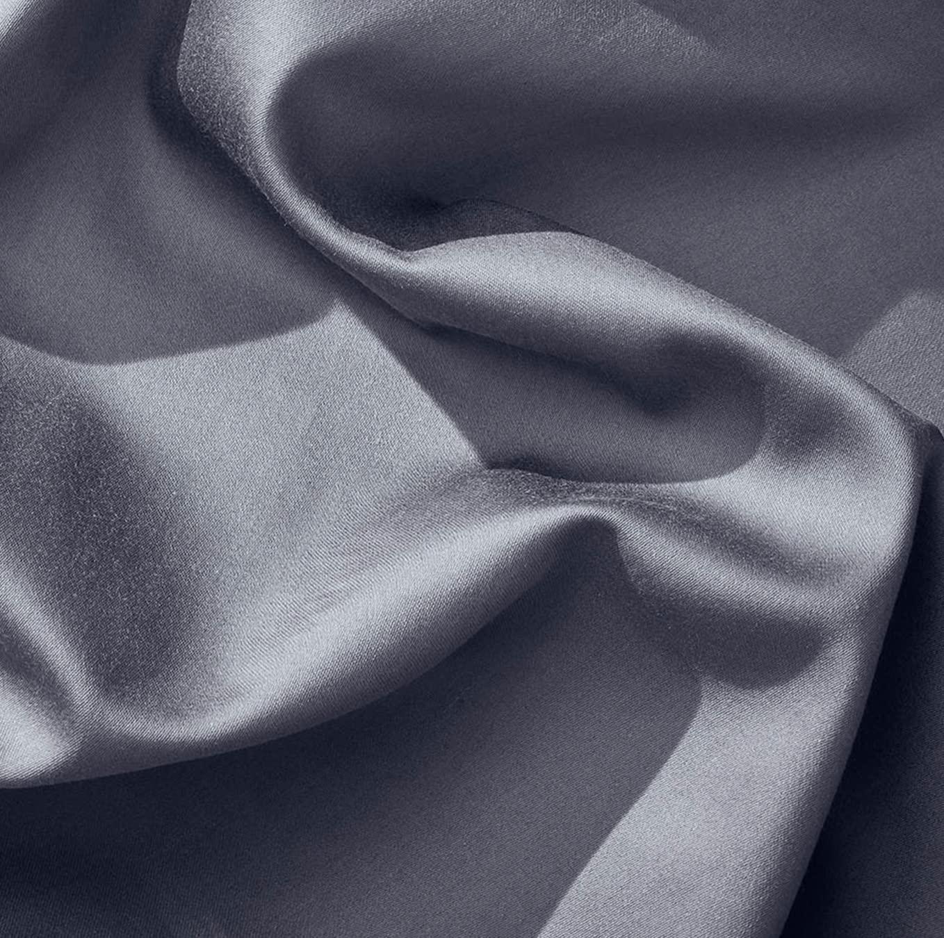 BOLL & BRANCH BOLL & BRANCH Signature Hemmed Sheet Set - Split King, Mineral - Luxury 100% Organic Cotton - Includes 1 Flat, 2 Fitted, 2 Pillowcases - Buttery Soft