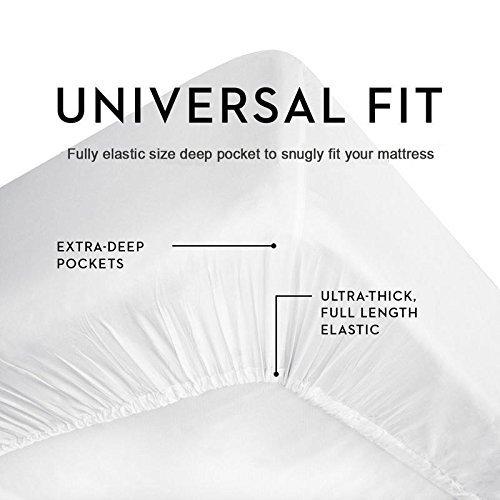 Mat\'s Linen CALIFORNIA KING SIZE SHEETS LUXURY SOFT 100% EGYPTIAN COTTON - Sheet Set for CALIFORNIA KING Size ( 72x84 ) Mattress White SOLID 600 Thread Count Deep Pocket Fits 14-15 Inches Made By Mat\'s Linen