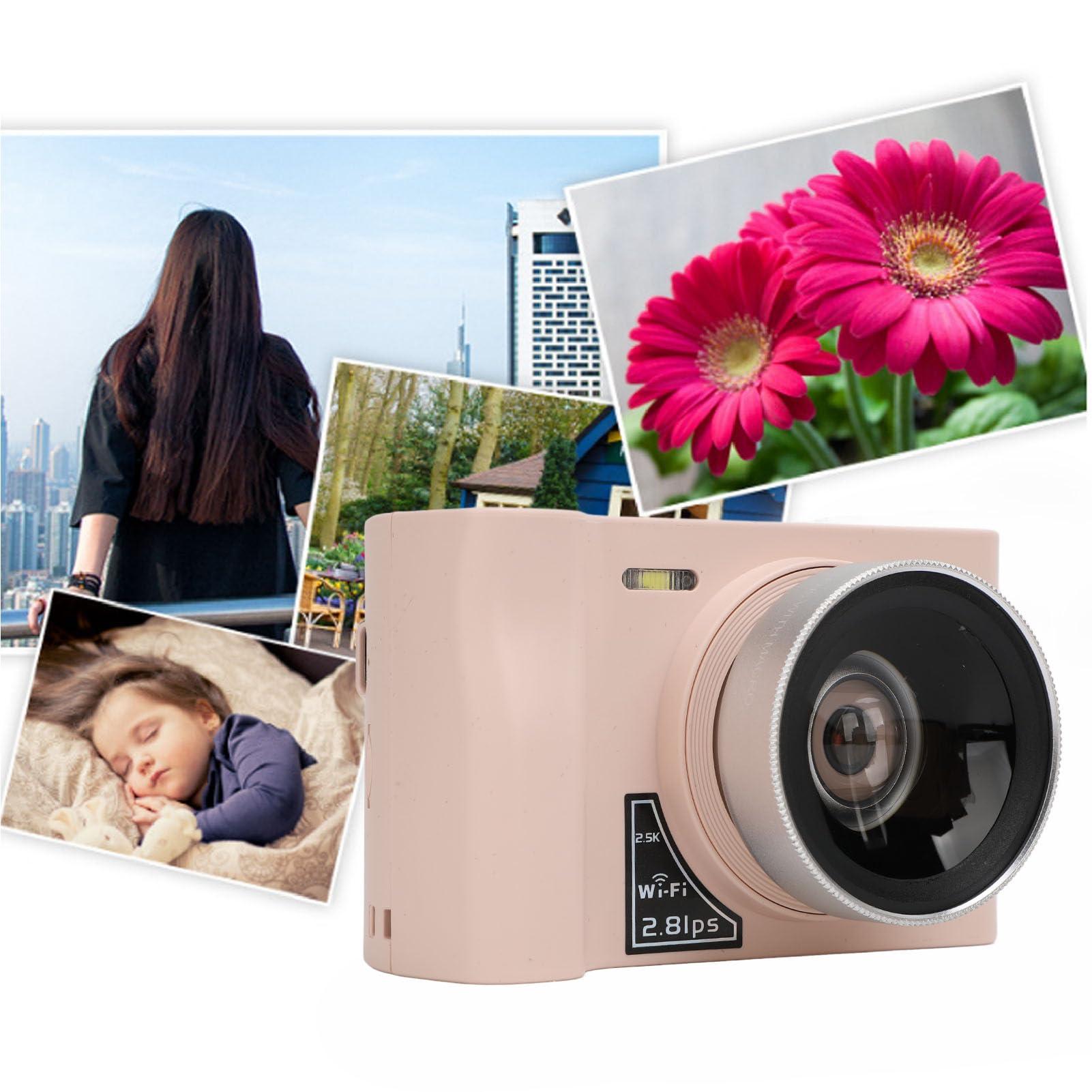 XWXLIJV XWXLIJV Digital Camera 2.5k Vlogging Camera Support 64G Card 24MP 16X Digital Zoom Digital Camera Anti Shake Portable Compact Point Shoot Camera for Teens Adult Beginner(Dpofirsoez7cw4dra-13)