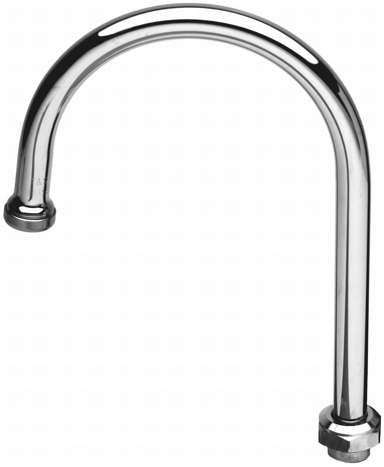 T&S Brass TS Brass 133X Swivel Gooseneck Spout, Chrome