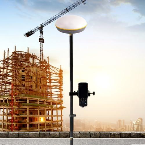 Mountlaser Mountlaser Carbon Fiber 2M 2Section Survey Pole, GPS Rover Rod 6.5FT/2M 2Sections Design for Land Surveying & Engineering RTK GPS/GNSS Accessory Includes Level Vial & Carrying Bags (GLS22-B)