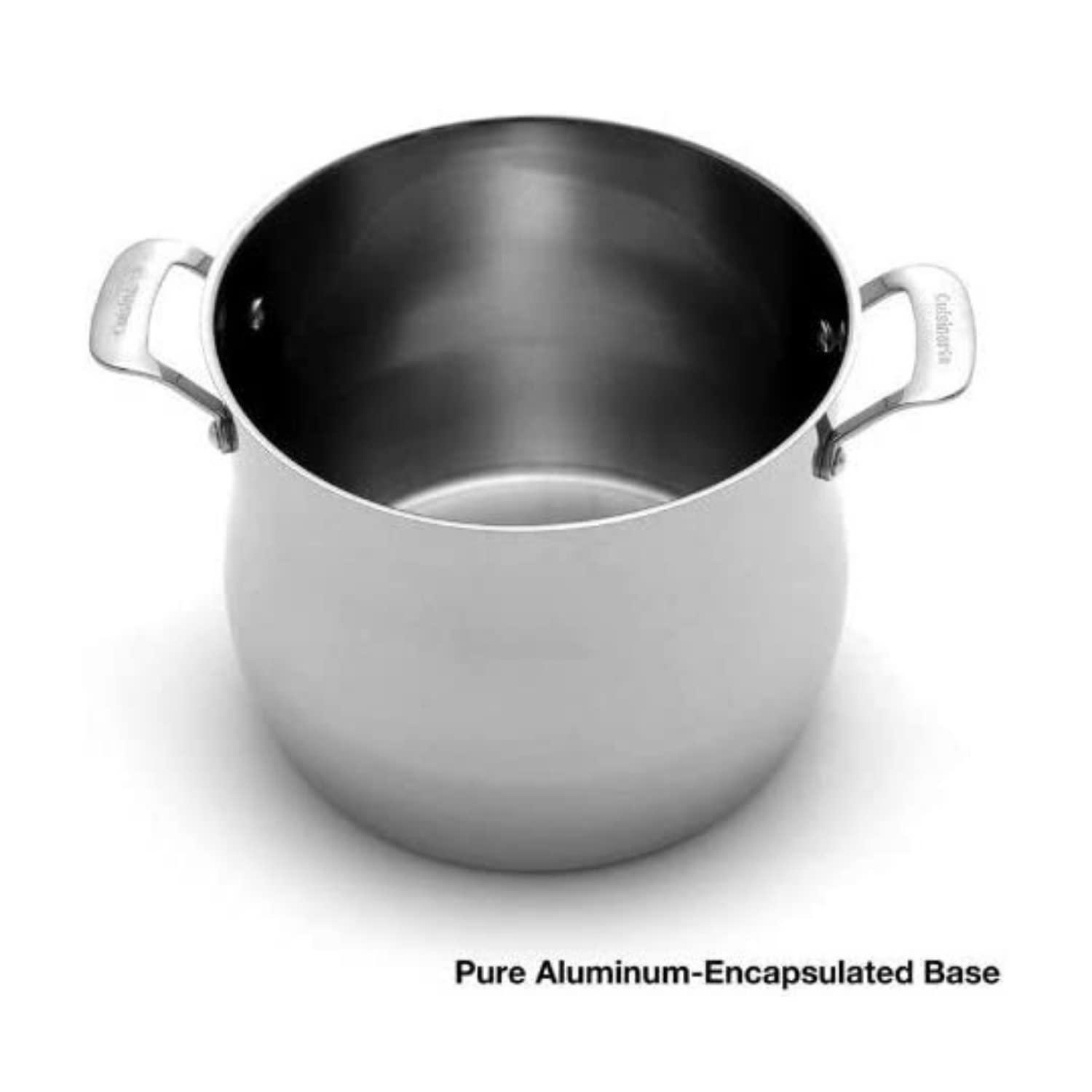 Cuisinart Cuisinart Contour Stainless 12-Quart Stockpot with Glass Cover, Silver