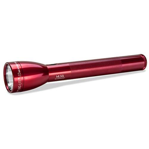 MagLite Maglite ML50L LED 3-Cell c Flashlight in Display Box, Red