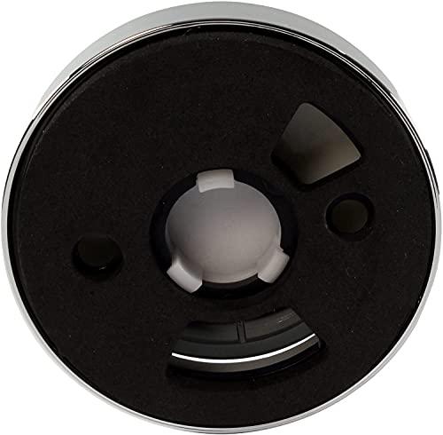 Westbrass Westbrass D493CH-07 Patented Deep Soak Round Replacement 2-Hole Bathtub Overflow Cover for Full and Over-Filled Closure, Satin Nickel