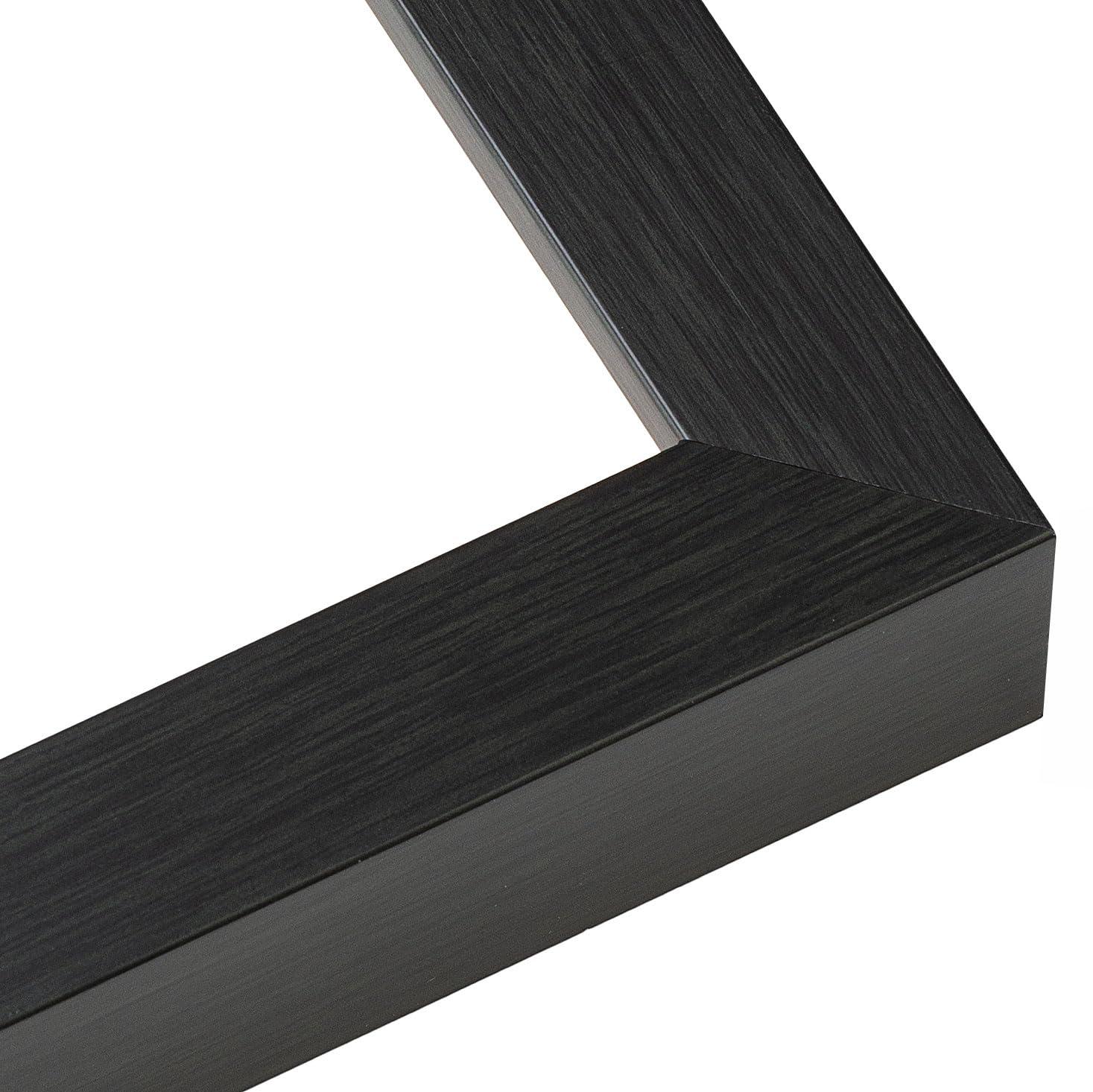 CustomPictureFrames.com 23x33 Shadow Box Frame Grey Charcoal Black | 0.875 Inches Deep | Solid Wood Shadowbox Display Frame | UV Resistant Acrylic Plexiglass, Acid Free Foam Backing and Hanging Hardware | Brenner Frame Style