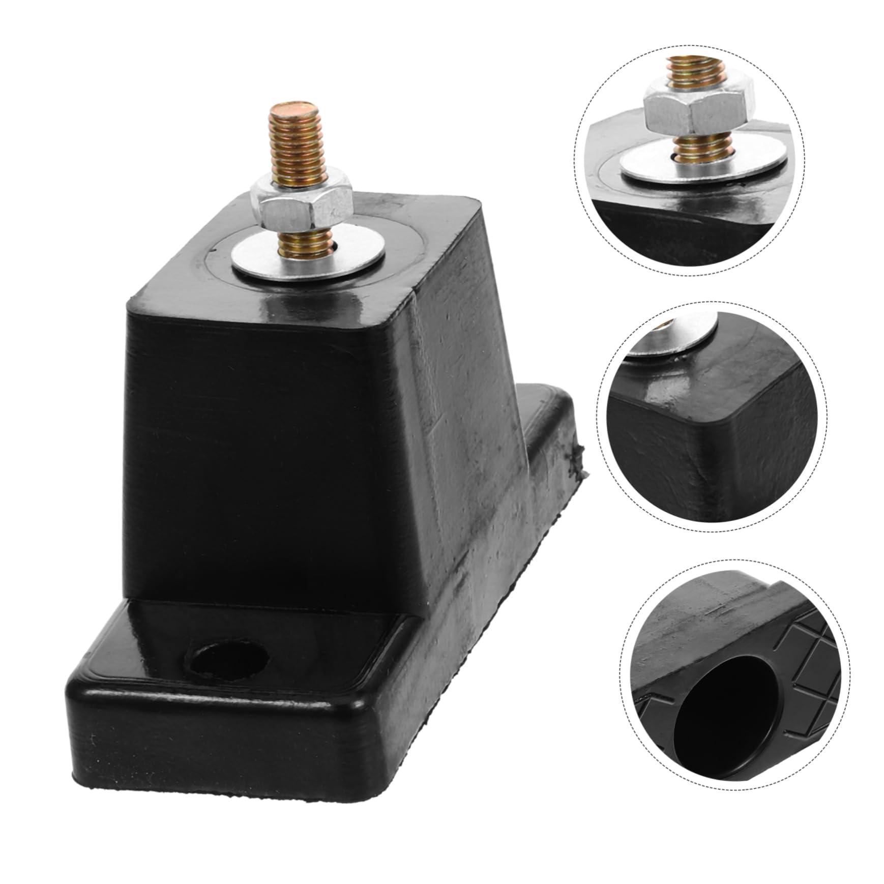 BUGUUYO BUGUUYO AC Outdoor Unit Bracket 4pcs Air Conditioner Pads Shock Absorbing Mat Noise Reduction Anti-Slip Bottom Quick Install Suitable for Central Air