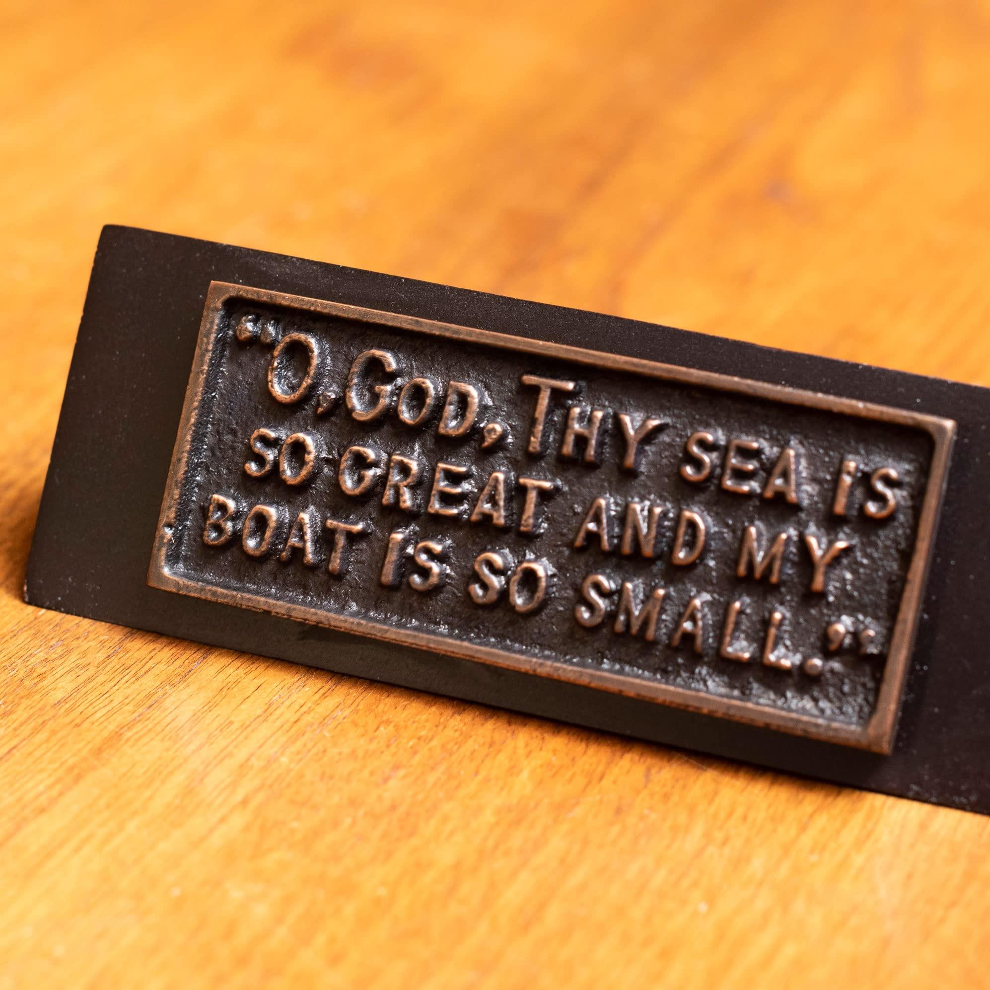 HISTORY COMPANY President John F. Kennedy Oval Office Desk Plaque - Museum-Quality Replica (Gift Box Collection)