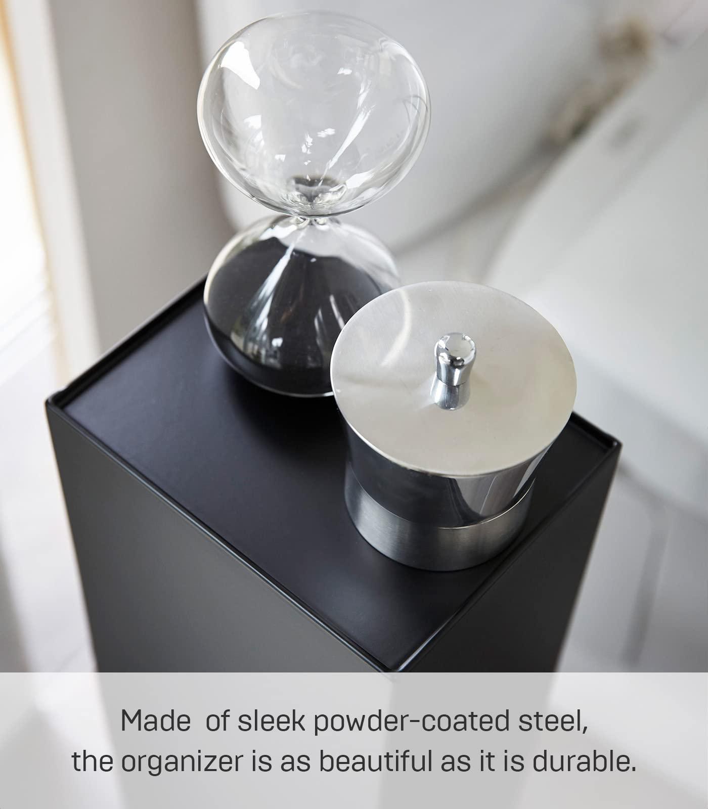 YAMAZAKI Yamazaki Home Organizer Steel | Toilet Paper Stocker, One Size, Black