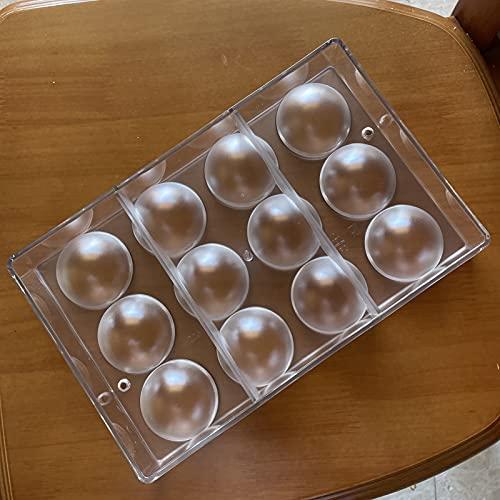 Goldbaking Goldbaking Ball Chocolate Mold Ball Polycarbonate Mould Chocolate Mold Hot Chocolate Bomb (Middle 2inch)