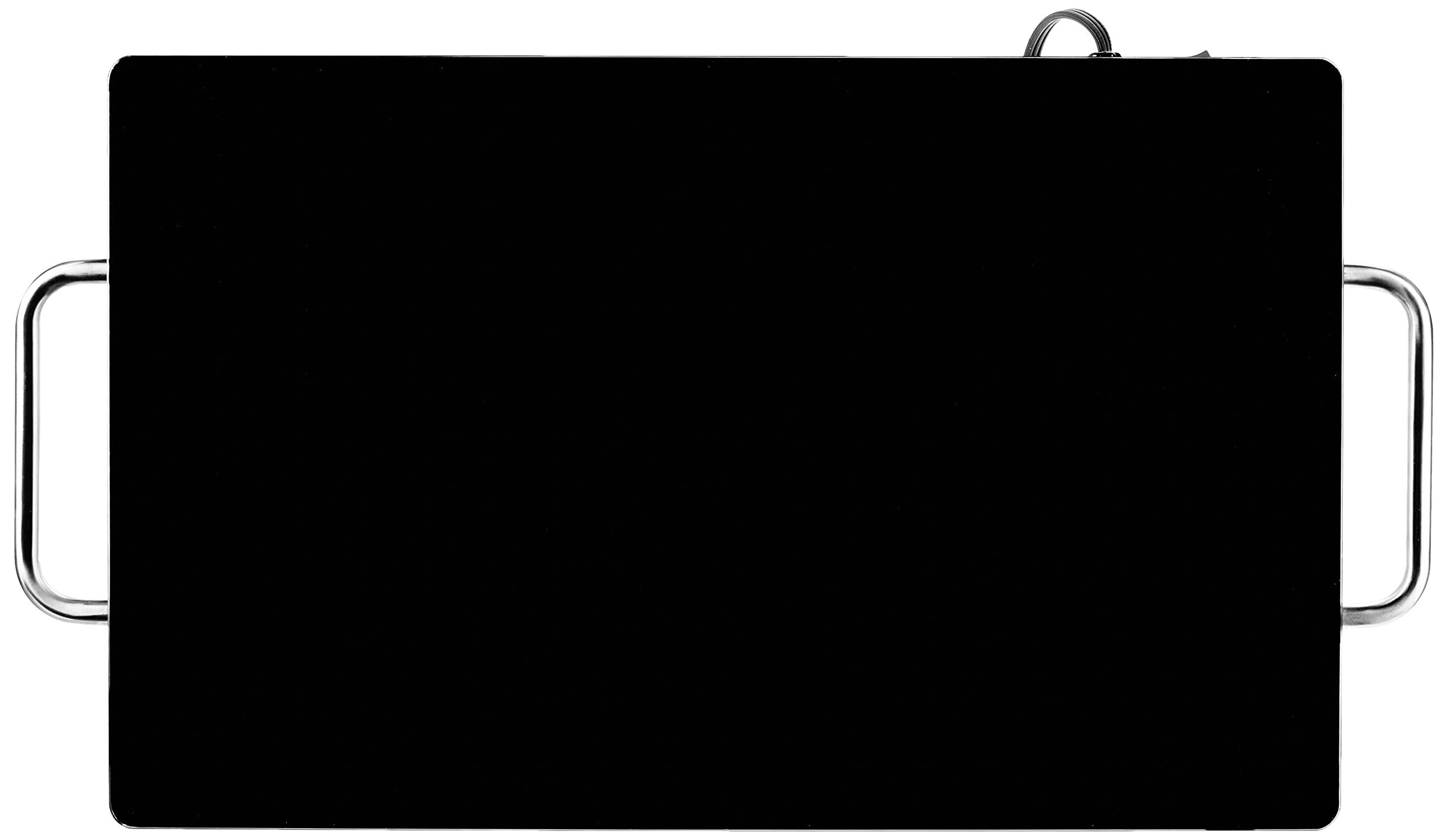 NutriChef NutriChef Stainless Warming Hot Plate - Keep Food Warm w/ Portable Electric Food Tray Dish Warmer w/ Black Glass Top, For Restaurant, Parties, Buffet Serving, Table or Countertop Use