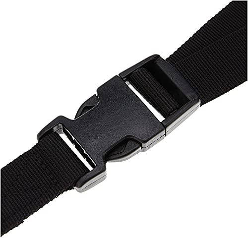 Ready America QuakeHOLD! Universal Flat Screen TV Safety Straps, Nylon Anti-Tip Adhesive Straps, Earthquake Protection, For TVs and Furniture, Child Proofing for Home Safety, Easy Installation, Black, 1 Pack