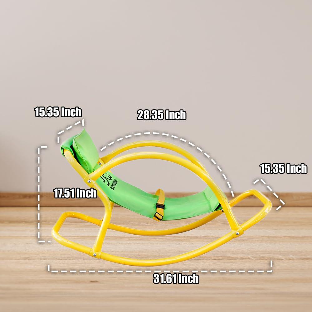 PLATPORTS PLATPORTS Kids Sensory Autism Spinning Chair - Rocking Seesaw Chair for Kids - Sensory Seat for Kids - Toddlers 3-5