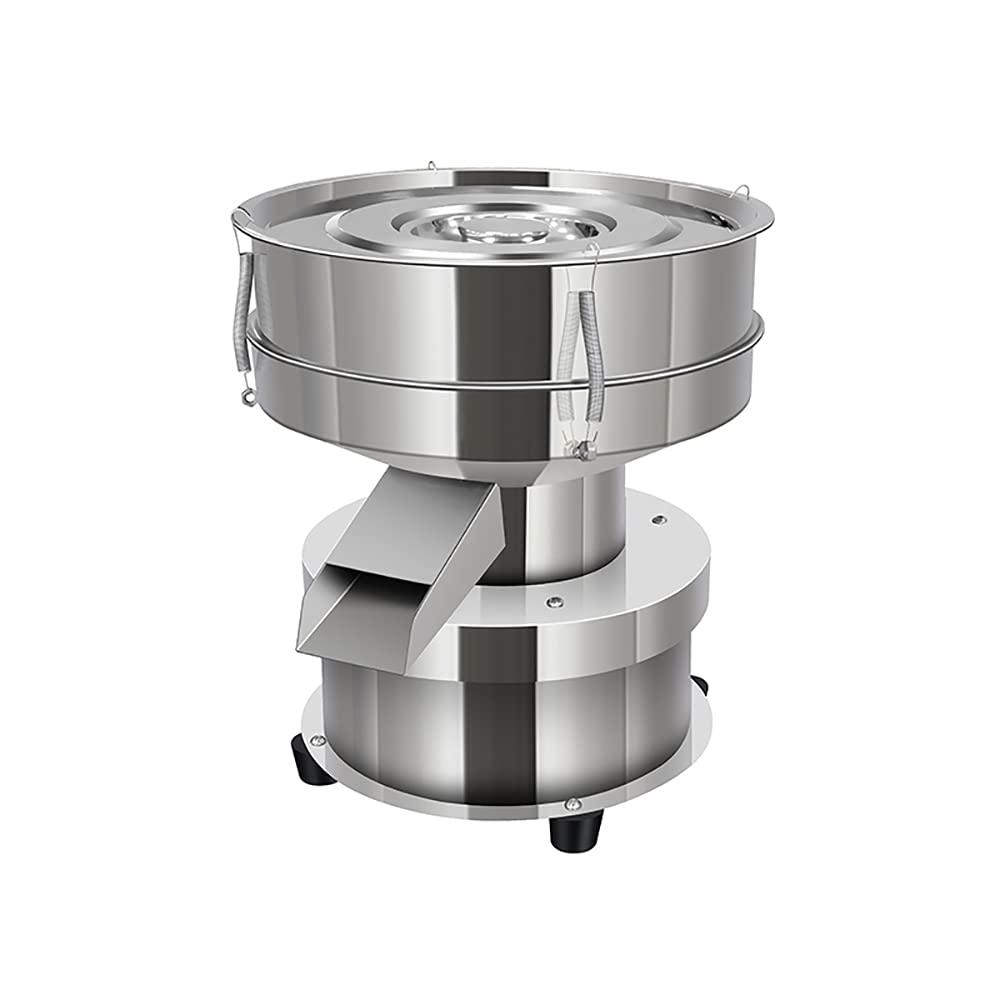 iDili Electric Vibrating Sieving Machine Powder Screening Machine 304 Stainless Steel Lab Sieve Shaker Vibrating Screen 1350N/MIN (60 Mesh)