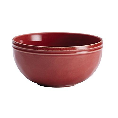 Rachael Ray Rachael Ray Cucina Dinnerware 16-Piece Stoneware Dinnerware Set, Cranberry Red