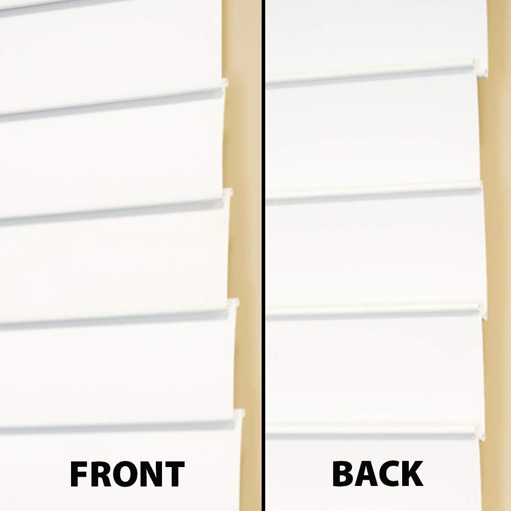 Lumino 2 Inch Cordless Room Darkening Faux Wood Blind - 68.75" W x 72" L - White, Over 1,000 Custom Sizes Starting at 18.97, Inside or Outside Mount, Venetian Shades for Interior Windows by Lumino