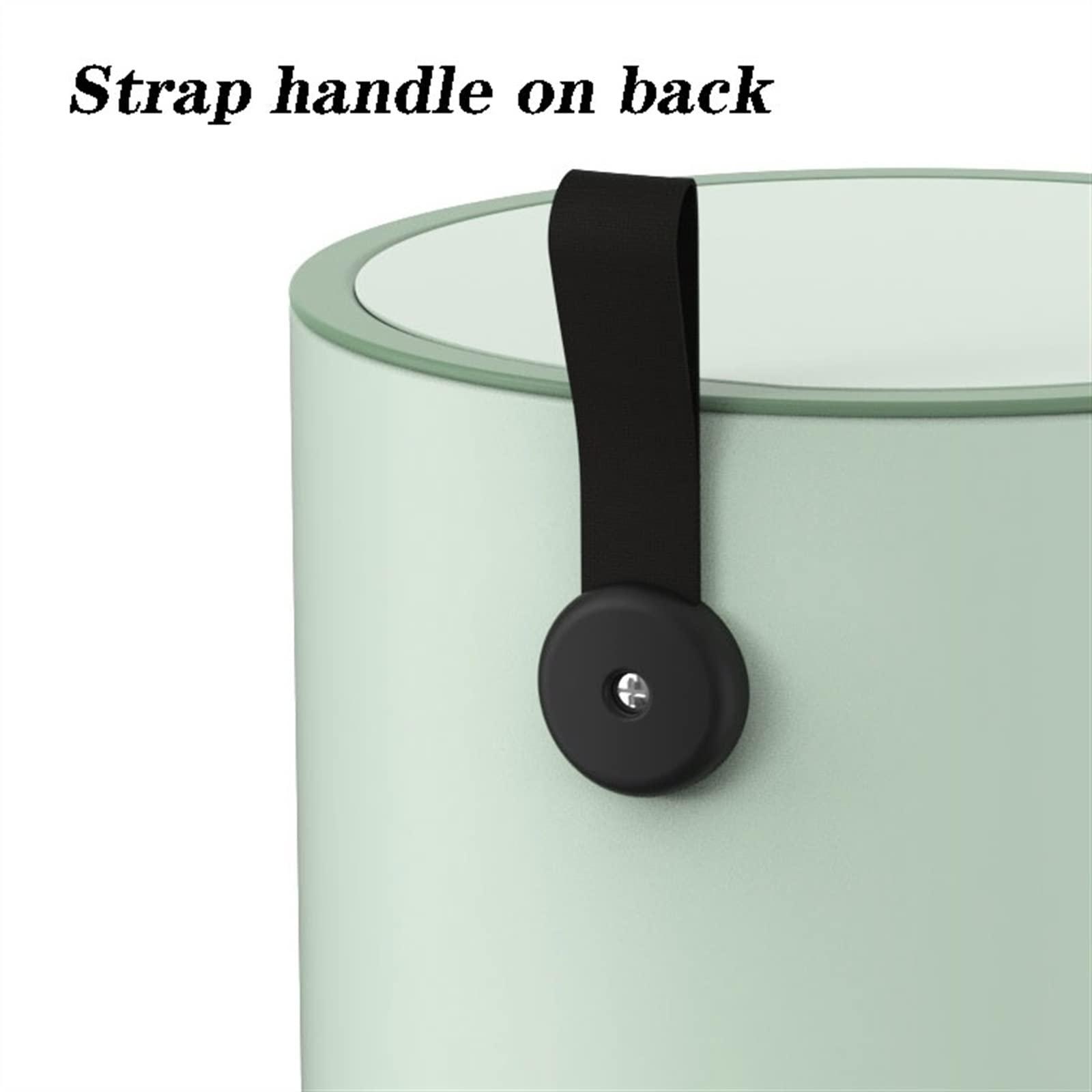 luckxuan luckxuan Trash Can Kitchen/Garbage Can 6L/9L Foot-Operated Trash Can Bedroom Living Room Kitchen with Lid Garbage Storage Bucket Simple and Stylish Garbage Basket Wastebasket for Office (Size : 9L)