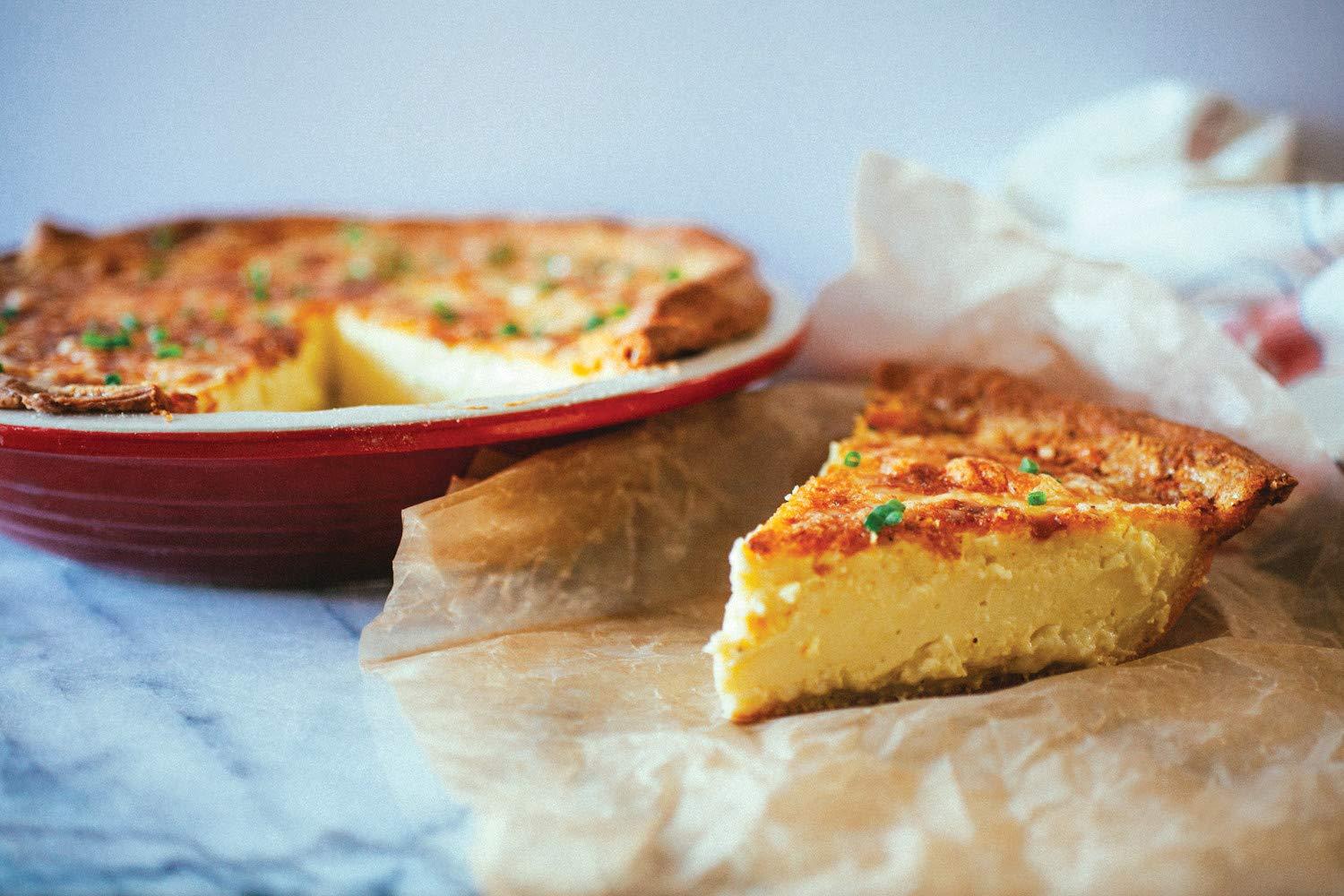 Le Creuset Le Creuset Stoneware Pie Dish, 9", Cerise