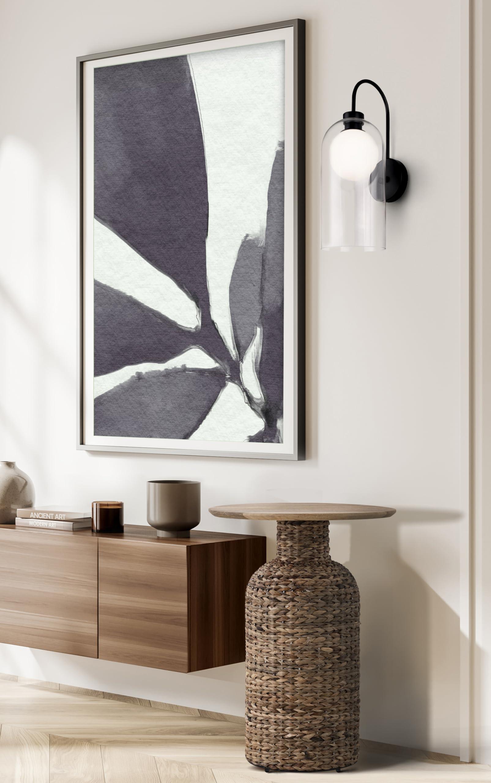 Canarm Canarm MANU Natural Wood and Seagrass Side Table, Brown