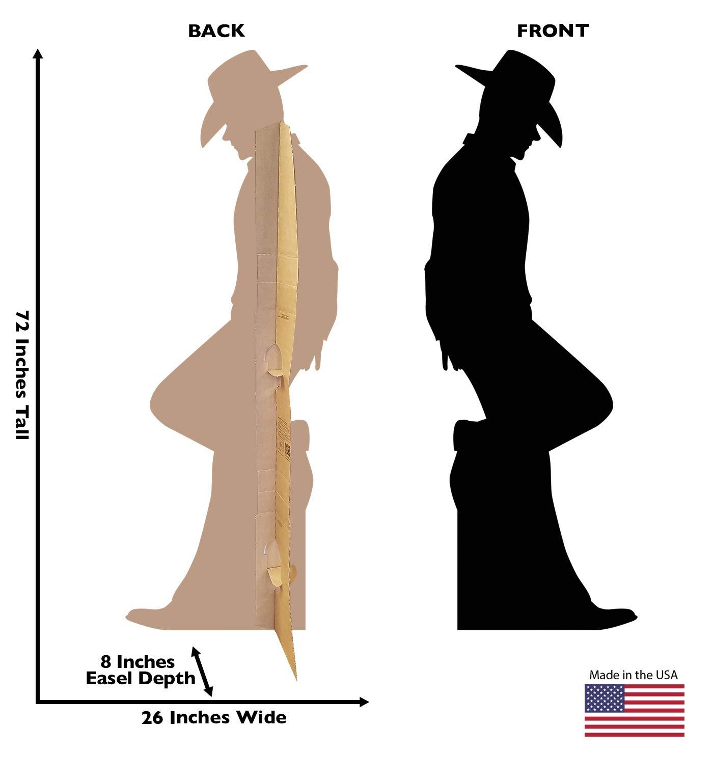 Cardboard People Cardboard People Cowboy Leaning Silhouette Life Size Cardboard Cutout Standup