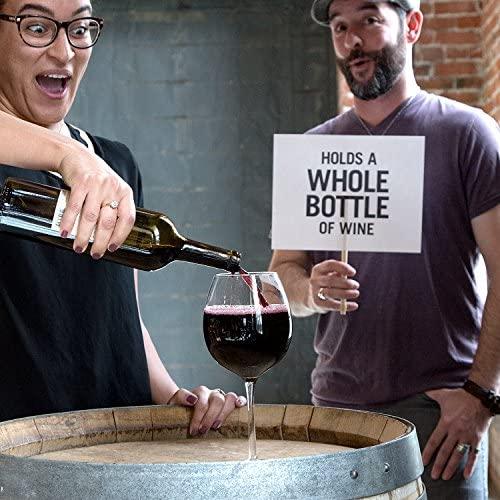 Big Betty Big Betty - Premium Giant Wine Glass, Holds a Full 750ml Bottle of Wine, Fun Idea for Celebrations, Parties & Events - Wine