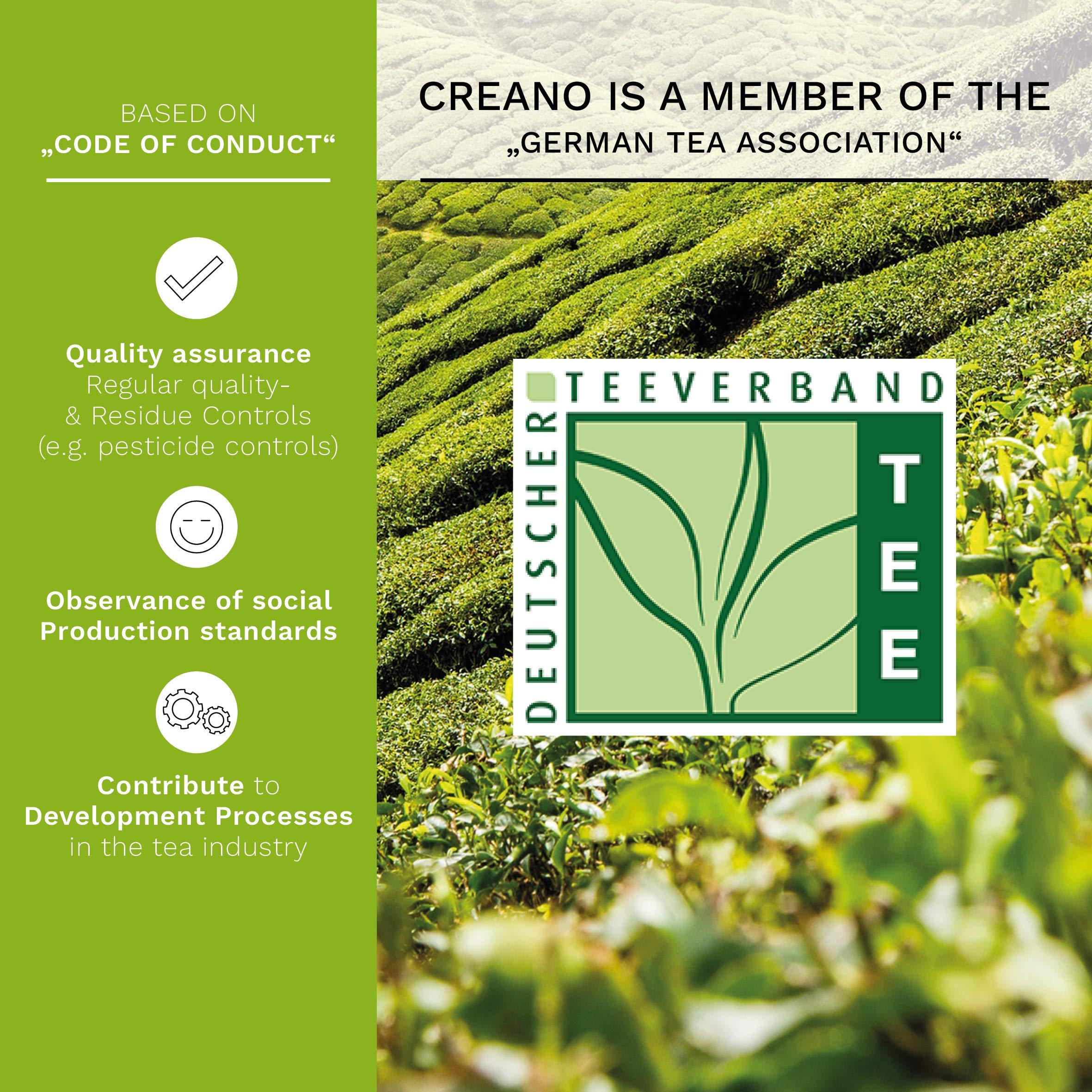 Creano Creano Blooming Tea Gift Set with Glass Teapot 17oz (500ml) - Green Tea Fruity Flavoured Tea Flowers in 6 Varieties - Flowering Tea Gift for Easter