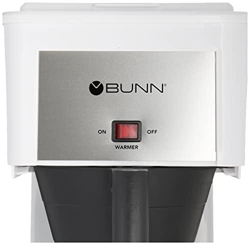 BUNN BUNN GRW Velocity Brew 10-Cup Home Coffee Brewer, White