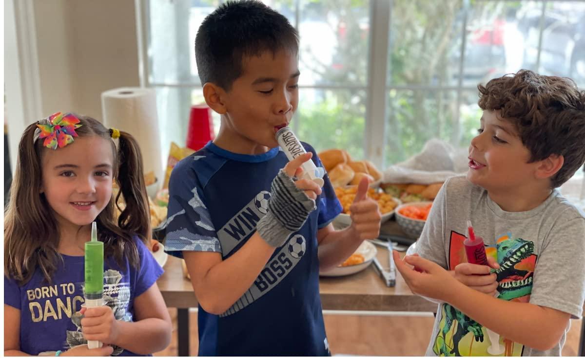 JeloShots Jello Shots Party Kit - Margarita Party Pack - Makes Over 50 (Large) Jello Shots - Includes eBook with 63 Margarita Recipes, Jello Shot Syringes, Jello Shot Cups, Margarita Salt, & Flavored Gelatin