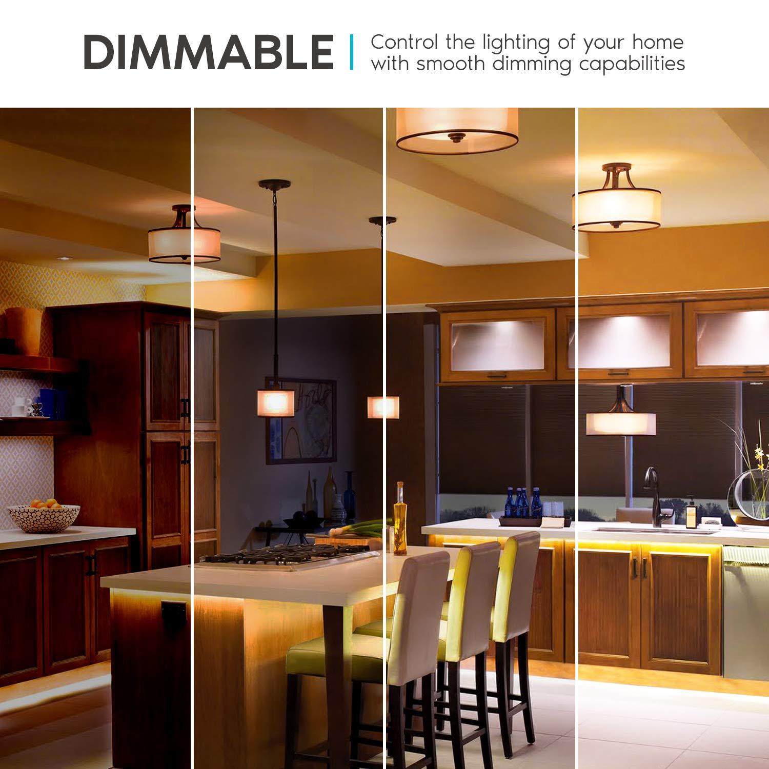 LUXRITE LUXRITE A21 LED Bulbs 150 Watt Equivalent, 2550 Lumens, 2700K Warm White, Dimmable Standard LED Bulb 22W, Energy Star, E26 Medium Base - Indoor and Outdoor (2 Pack)