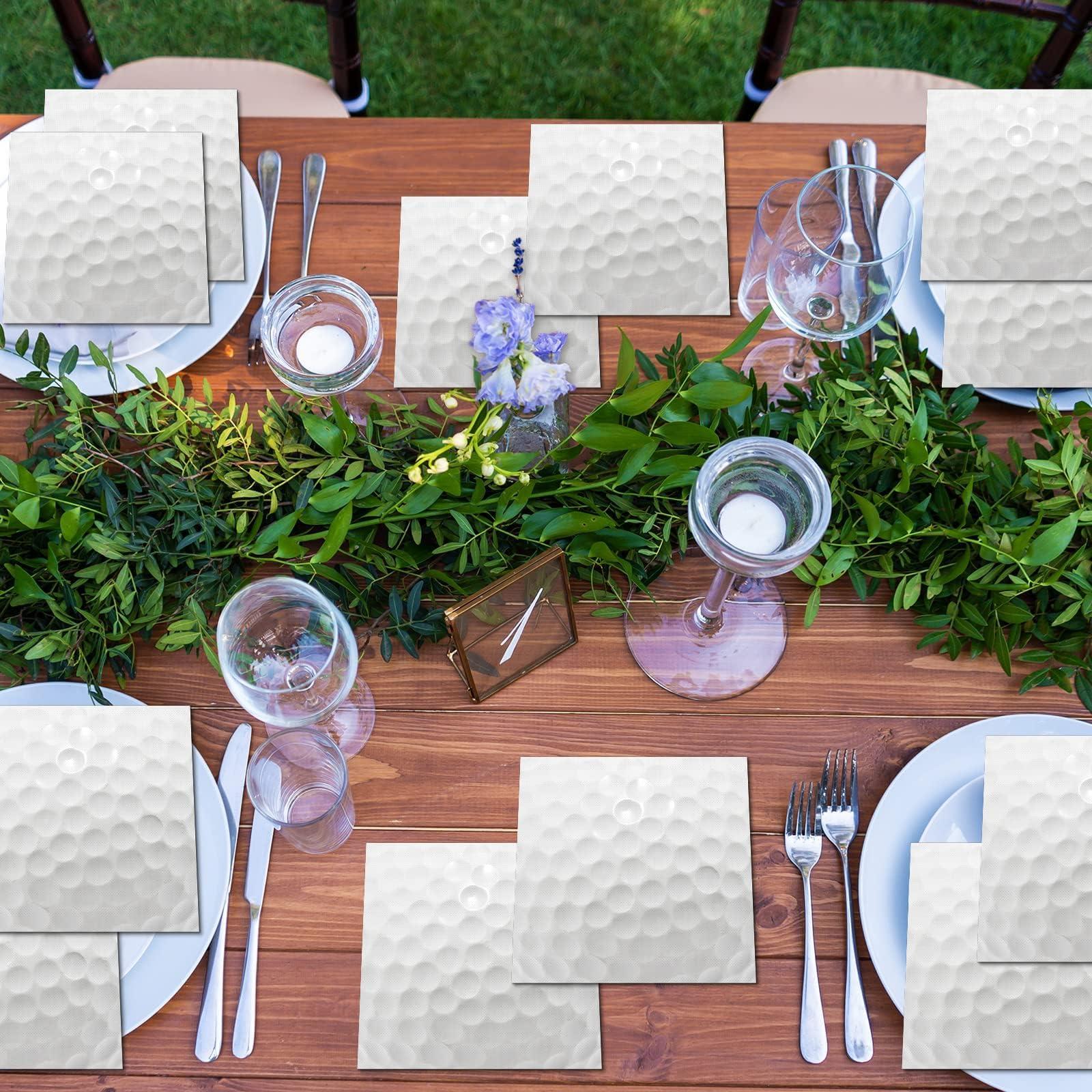 gisgfim 50 Pcs Golf Napkins Party Supplies Golf Ball Birthday Disposable Paper Napkins Sport Theme Luncheon Napkins Party Decorations Favors for Baby Shower Kids Party